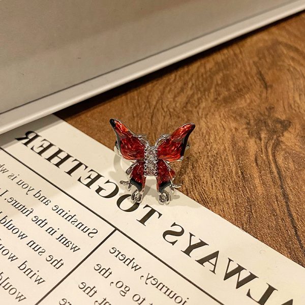 Creative New Chinese Butterfly Women's Ring