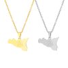 Women's Geometric Necklace Stainless Steel Pendant