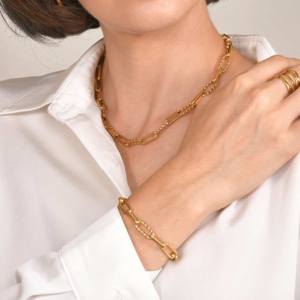 Simple Stainless Steel Basic Style Necklace For Women