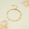 Women's Fashion Hollowed-out Thick Chain Bracelet