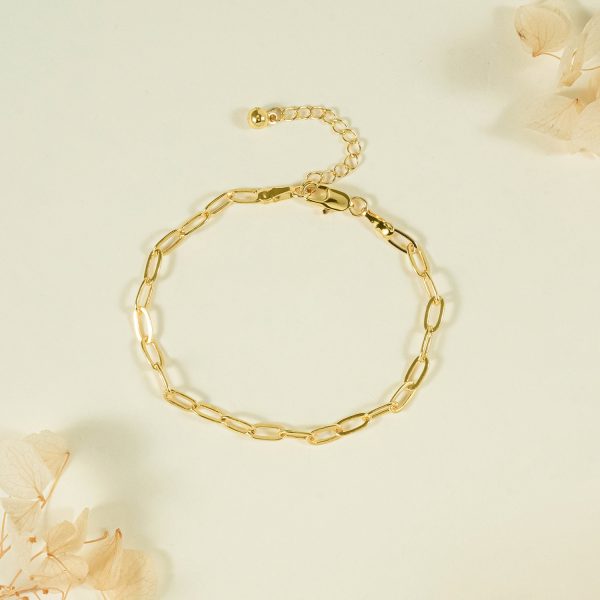 Women's Fashion Hollowed-out Thick Chain Bracelet