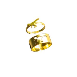 Dinosaur Ring Animal 2 Piece Set Ring Jewelry
