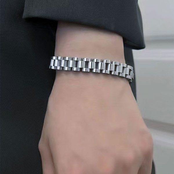 Stainless Steel Watch Band Bracelet For Men And Women