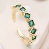 Fashionable All-match High-grade Retro Beccarite Ring