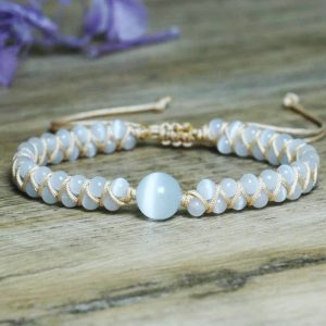 Natural Opal Double Woven Bracelet Exquisite