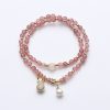 Strawberry Quartz Bracelet Money Drawing And Luck Changing
