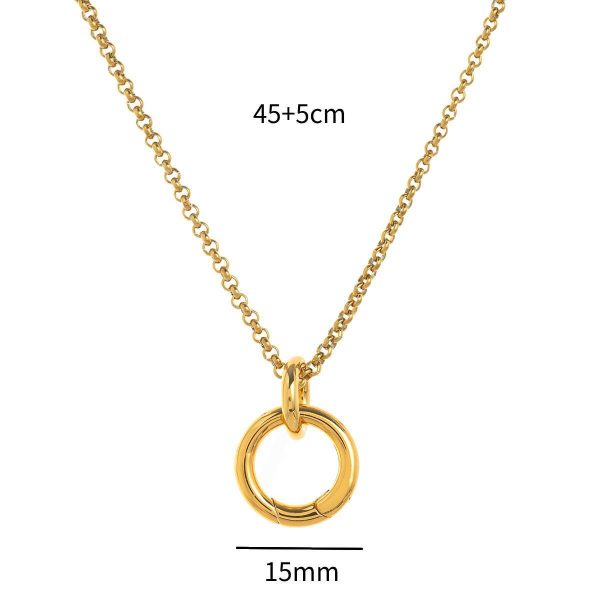 DIY Basic Open Chain Copper Plating 18K Gold Color Protection