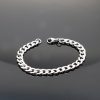Titanium Steel Cuban Bracelet Trendy Men's Personality Simple