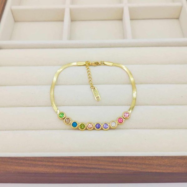 Women's European And American Simple Blade Bracelet