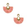 Water Drop Fan-shaped Tassel Earrings