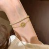 Goddess Mush Ice Bracelet Gold-plated Compass Niche High Sense Asterism