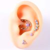 Opal Stud Set Of 4 Purple O Bao Nose Ring Ear Bone Stud