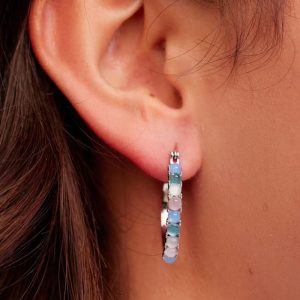 Circle Geometry Simple Retro Sweetheart Earrings Fashion