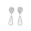 Water Drop Creative Drop Earrings Inlay