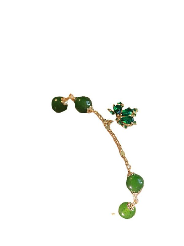 Women's New Chinese Zircon Maple Leaf Pendant Adjustable