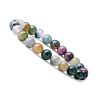 8mm Natural Agate Bracelet String Beads