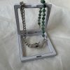Shenlin Spirit Snake Stitching Lvzhu Men's Necklace Niche Design Advanced Light Luxury