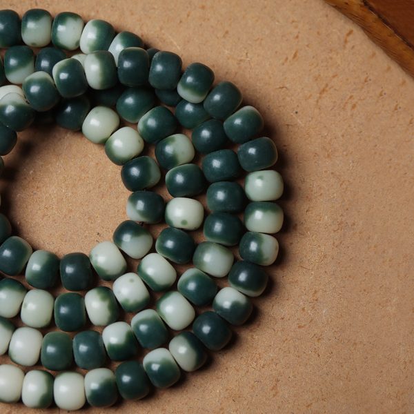 Lotus White Jade Bodhi Beads Bracelet