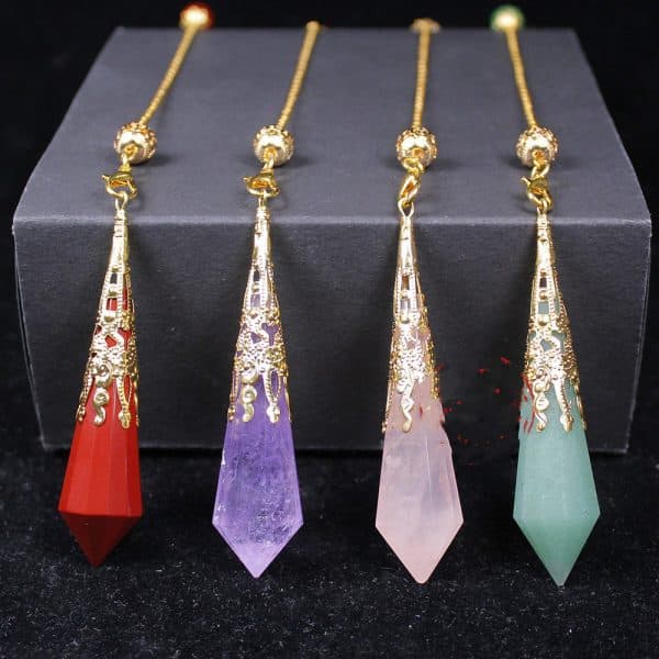 Energy Stone Natural Crystal Pendant