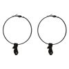 Simple Ethnic Style Kitten Circle Earrings Female Geometric