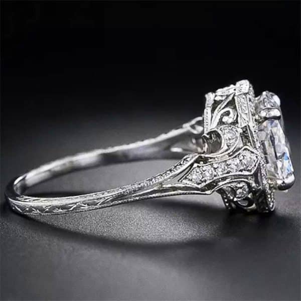 Women's Fashion Personality Eight Arrows Zircon Ring