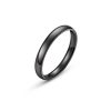Women's Korean-style Elegant 3mm Simple Bracelet Arc Titanium Steel Ring
