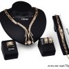 Personalized Fashion Jewelry Set Alloy Necklace Four-piece Set