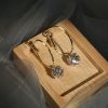 Retro Large Circle Earrings Temperament And High-end