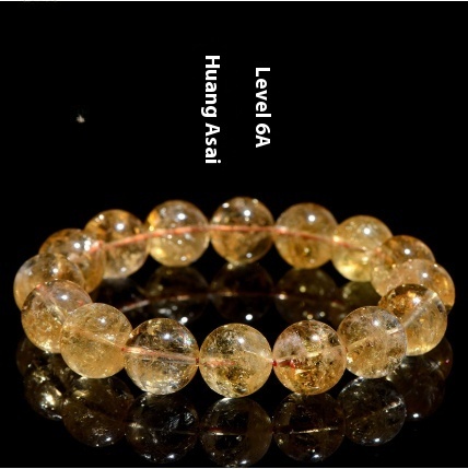 Natural Yellow Asestelle Citrine Bracelet