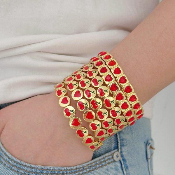 Women's Heart-shaped Zircon Fashion Simple Bracelet