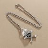 Skull Polished Pendant Necklace Vintage