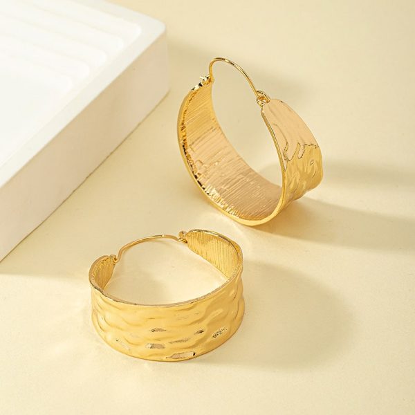 French Elegant Circle Earrings Women
