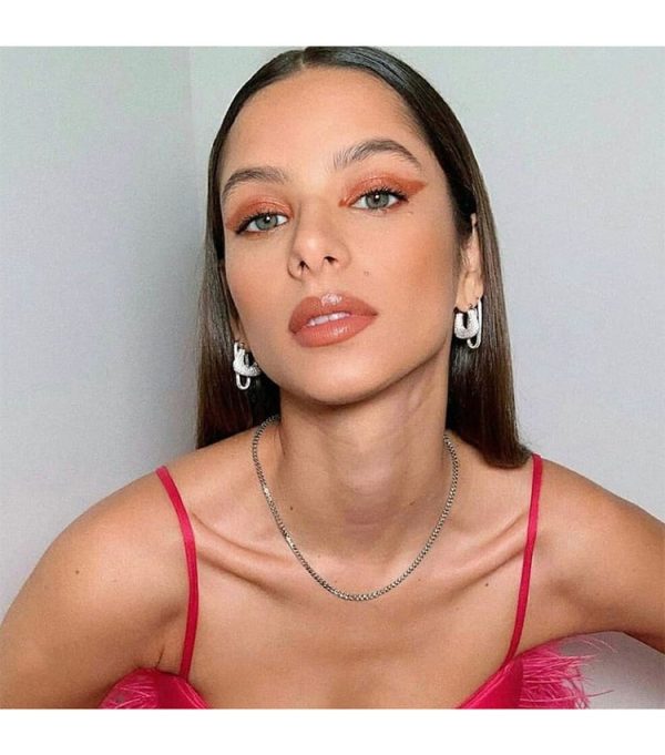 Copper Gilded Micro-set Zircon Light Luxury Retro Full Diamond Earrings