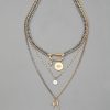 Original Eye Pendant Multi-layer Twin Necklace For Women