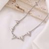Simple Design Stainless Steel Heart Pendant Necklace