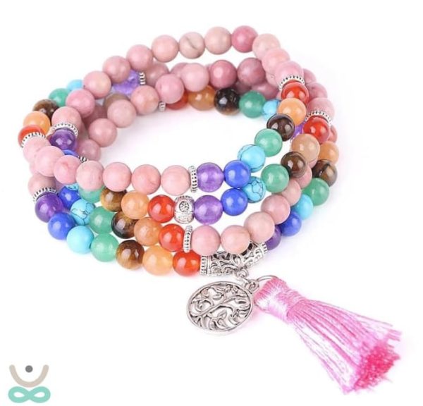 Unisex Natural Stone New Colorful Tigereye Volcanic Stone Bracelet