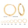25 Line Geometric Circle Round Large Circle Ear Clip