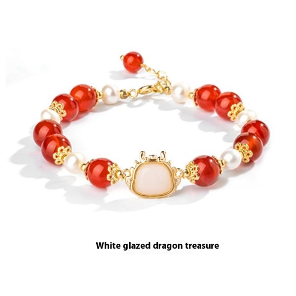 Xiao Hong Rope Bracelet Girls' High-grade Lucky Beads