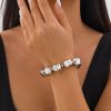 Retro Exaggerated Irregular CCB Beaded Necklace Personality