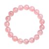 Natural White Water Strawberry Crystal Ball Bracelet