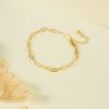 Women's Fashion Hollowed-out Thick Chain Bracelet