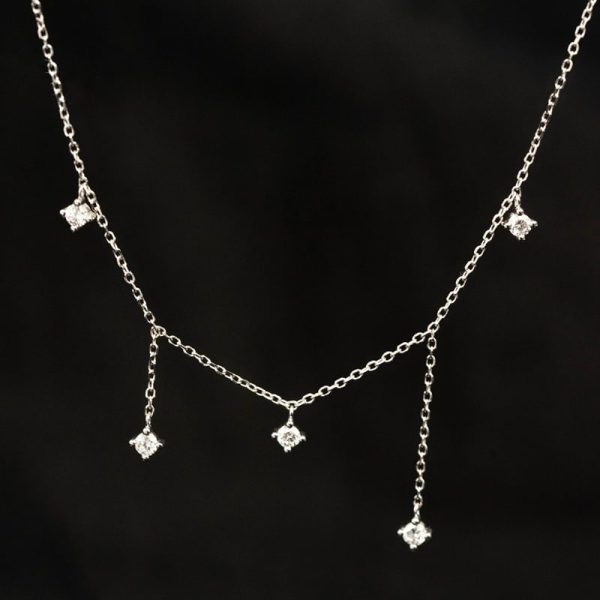 Special-interest Design High-grade Tassel Light Luxury Double Layer Twin Clavicle Chain