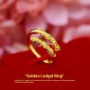 Ring Variety Special-interest Design Fu Character Heart