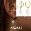 Water Drop Shape Pearl Earrings