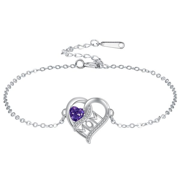 Heart Pendant MOM Bracelet For MOM Ornament