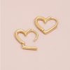 Heart-shaped Earrings Temperament And Circle Earrings Earrings