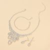 Fashionable Bridal Jewelry Set Simple Necklace