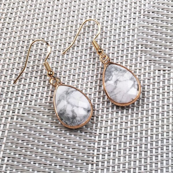 Vintage Natural Crystal Drop Earrings