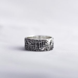 Retro Personality Couple Random Pattern Ring Fashion All-matching