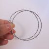 Metal Big Circle Earrings Female Wild Earrings Simple Temperament Ear Jewelry